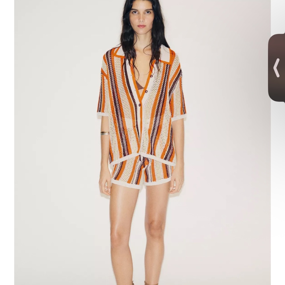NWT ZARA crochet cardigan